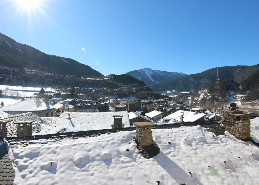 View over the village