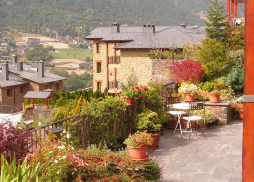 Terrace with vistas Spring